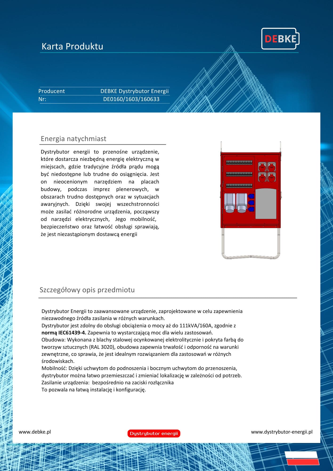 Karta produktu DEBKE0160